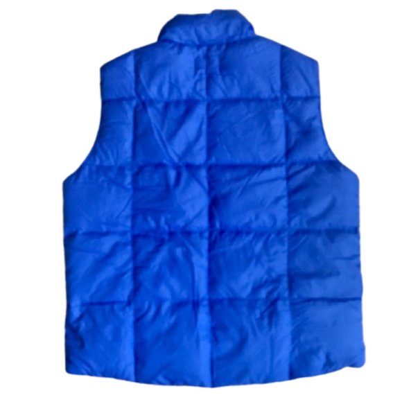 Land's End Down Vest Blue Lightweight Large 42-44 - Picture 2 of 3